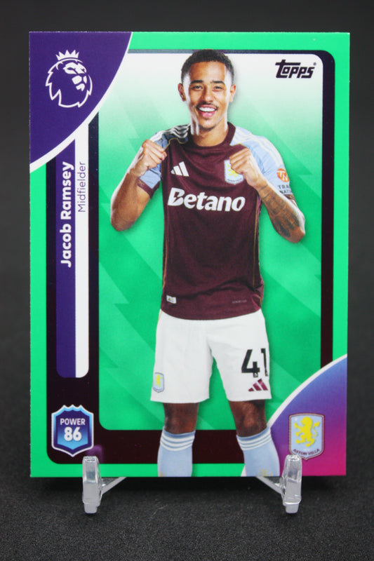 2025/26 Jacob Ramsey Aston Villa Green Parallels #29