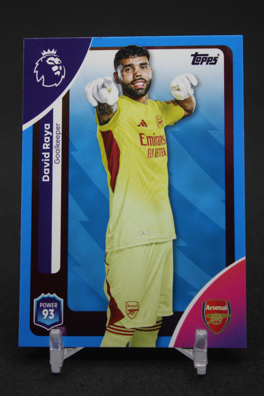 2025/26 David Raya Arsenal Blue Parallels #2