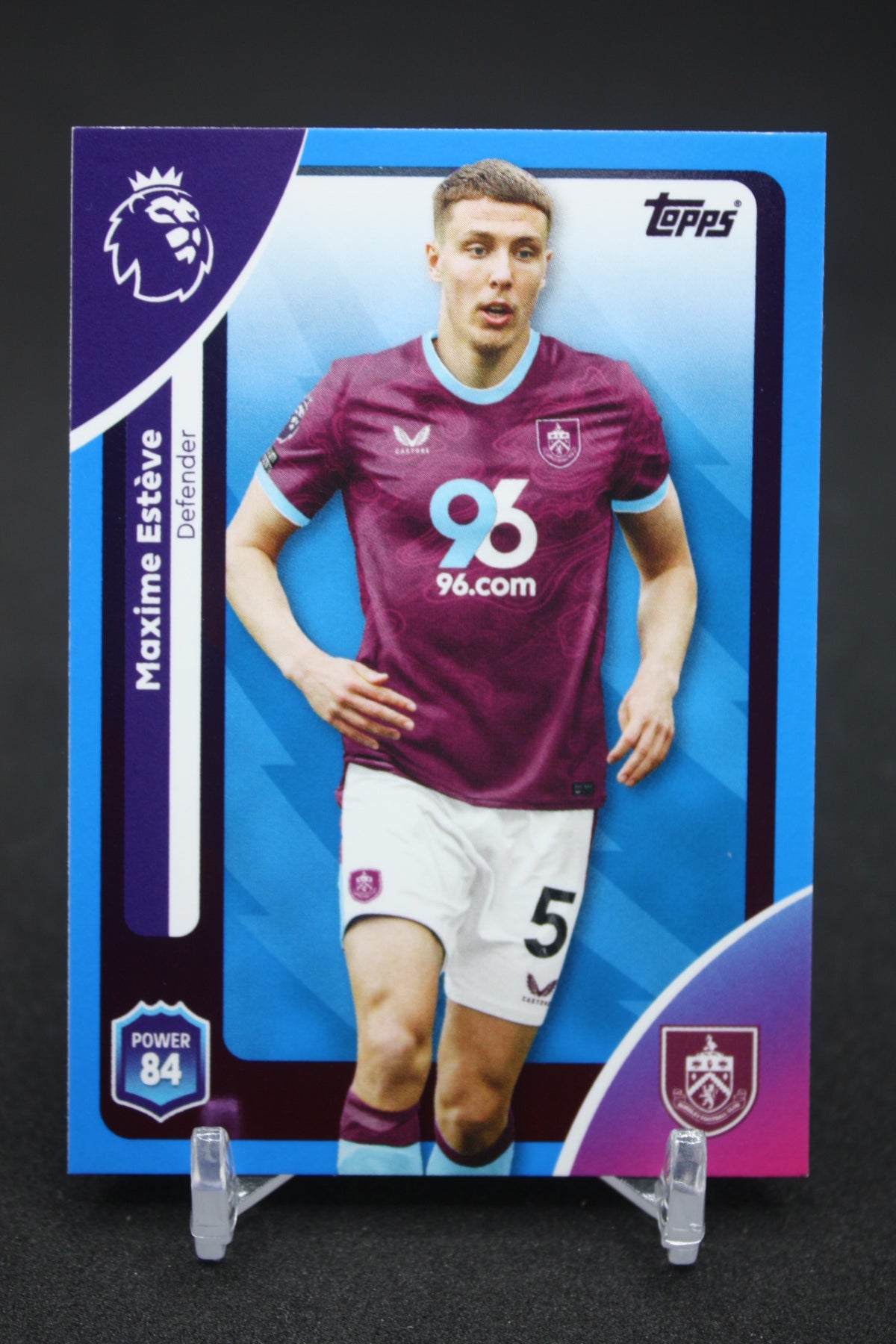 2025/26 Maxime Estève Burnley Blue Parallels #309