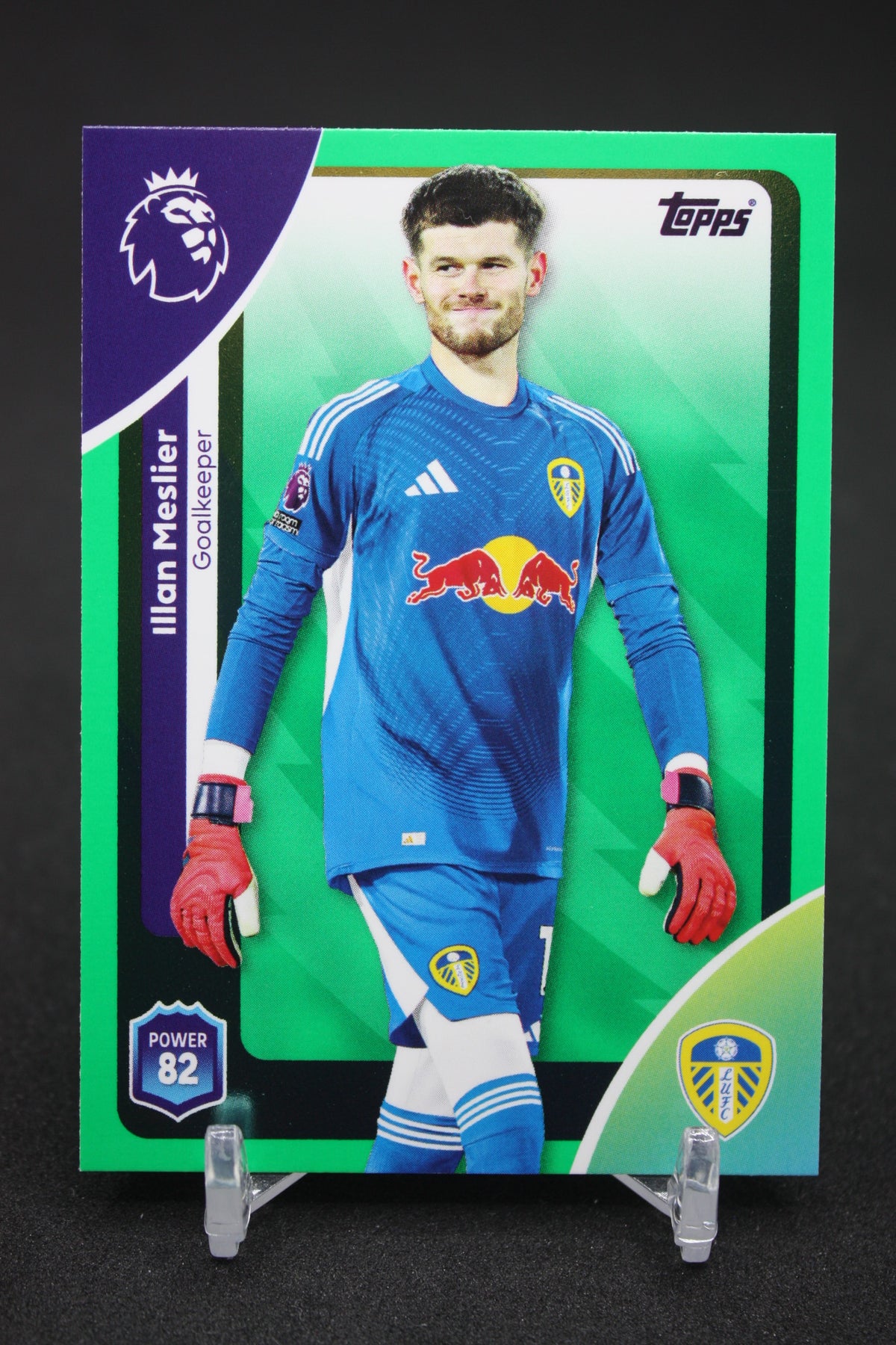 2025/26 Illan Meslier Leeds United Green Parallels #326