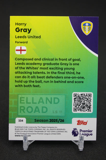 2025/26 Harry Gray Leeds United RC #334