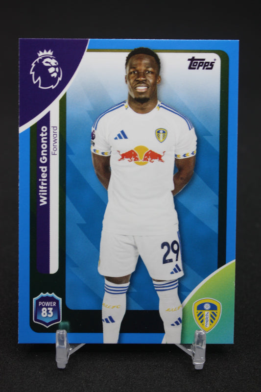 2025/26 Wilfried Gnonto Leeds United Blue Parallels #336