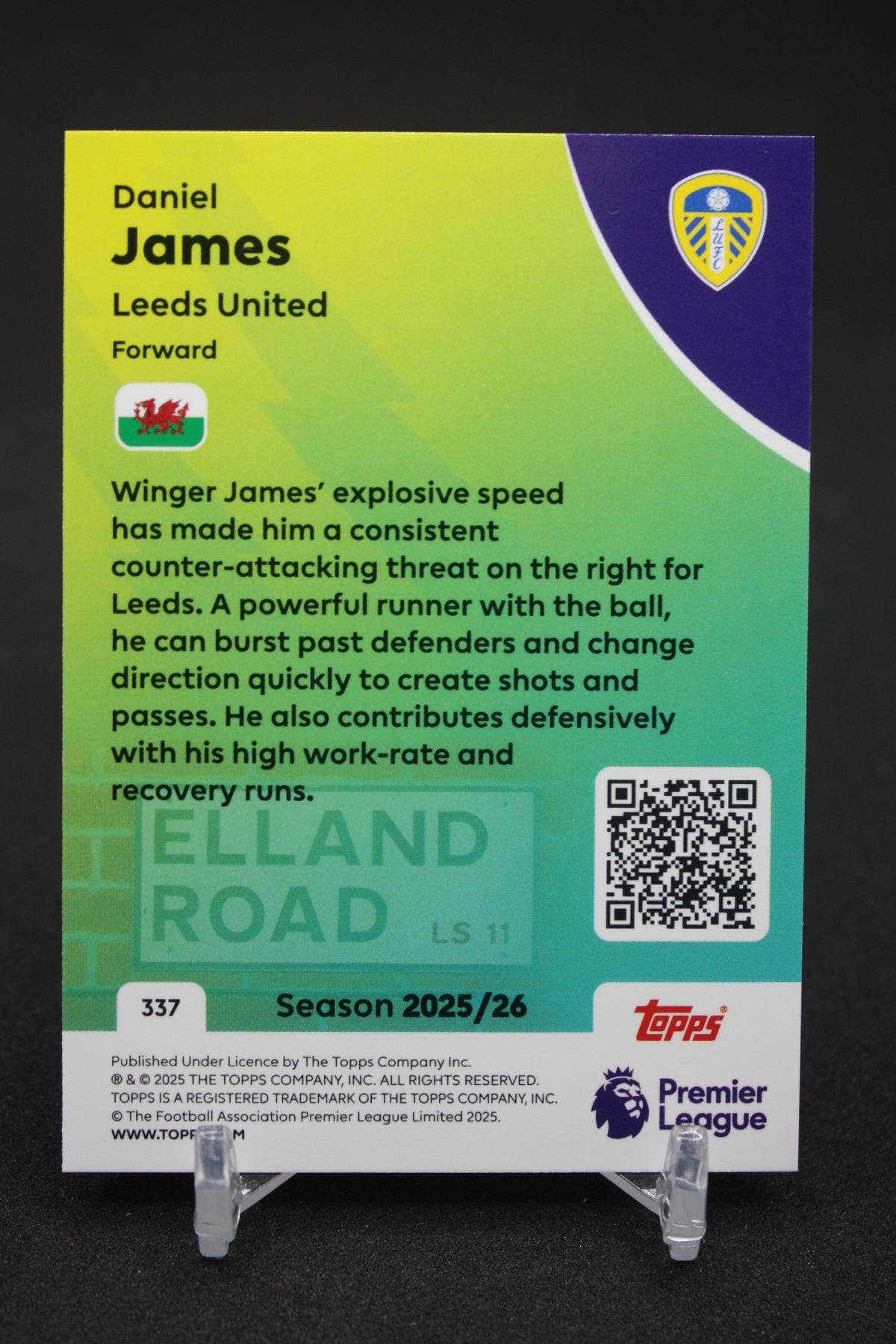 2025/26 Daniel James Leeds United #337
