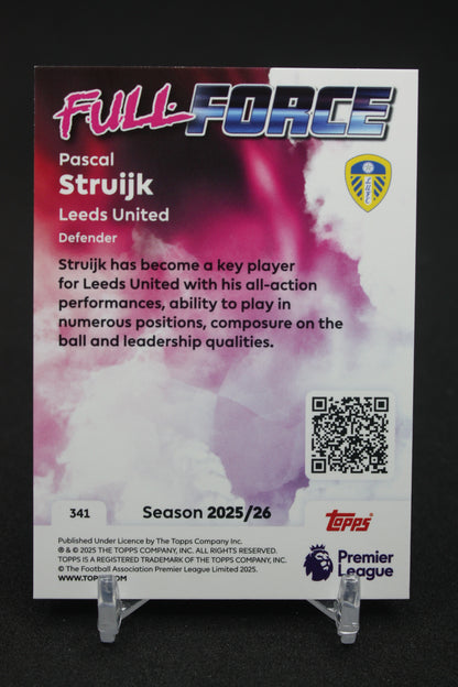 2025/26 Pascal Struijk Leeds United Full Force #341