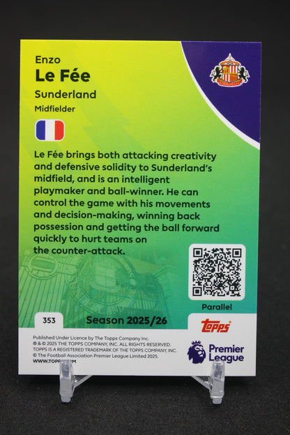 2025/26 Enzo Le Fée Sunderland Green Parallels #353