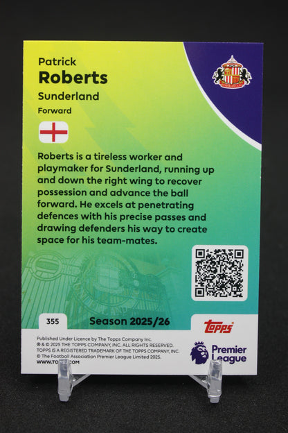 2025/26 Patrick Roberts Sunderland #355