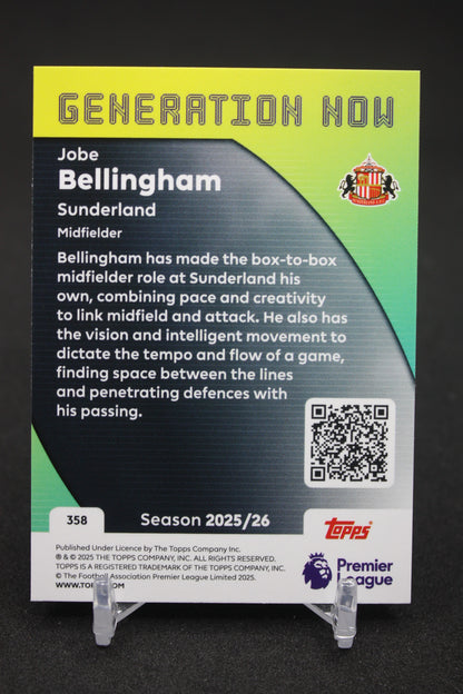 2025/26 Jobe Bellingham Sunderland Generation Now #358