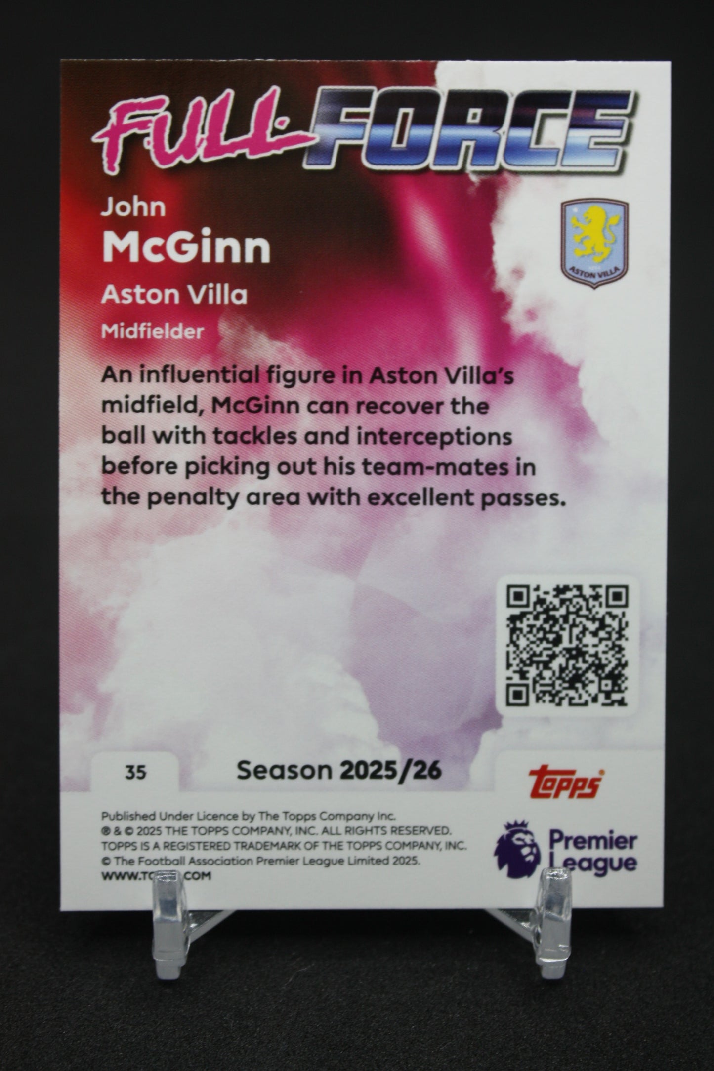2025/26 John McGinn Aston Villa Full Force #35
