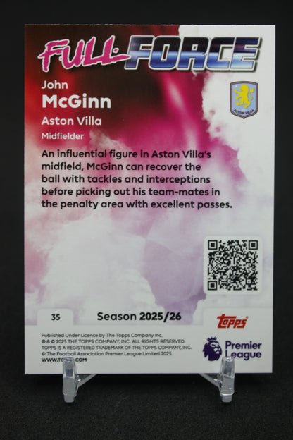 2025/26 John McGinn Aston Villa Full Force #35