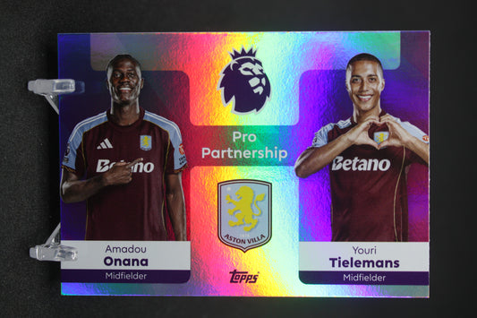2025/26 Amadou Onana/Youri Tielemans Aston Villa Pro Partnership #362