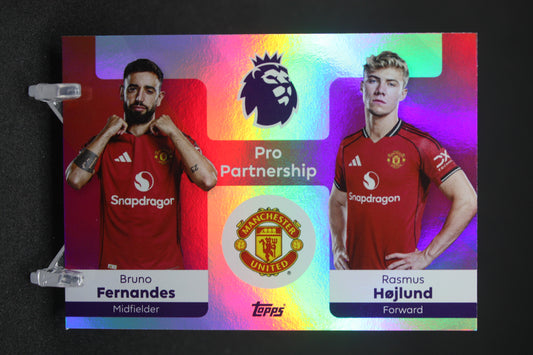 2025/26 Bruno Fernandes/Rasmus Højlund Manchester United Pro Partnership #373