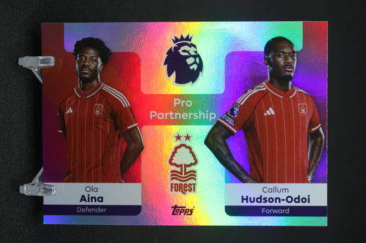 2025/26 Ola Aina/Callum Hudson-Odoi Nottingham Forest Pro Partnership #375