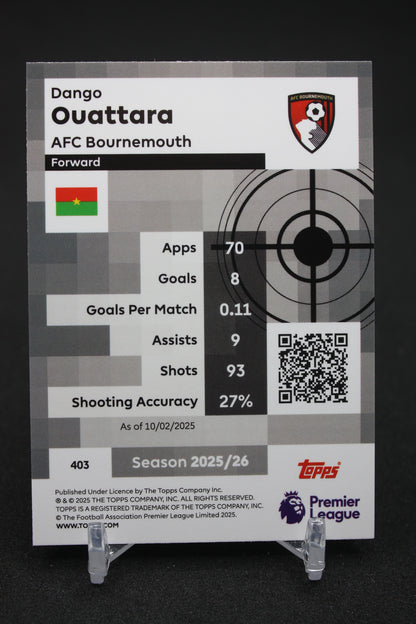 2025/26 Dango Ouattara AFC Bournemouth Pro Precision #403