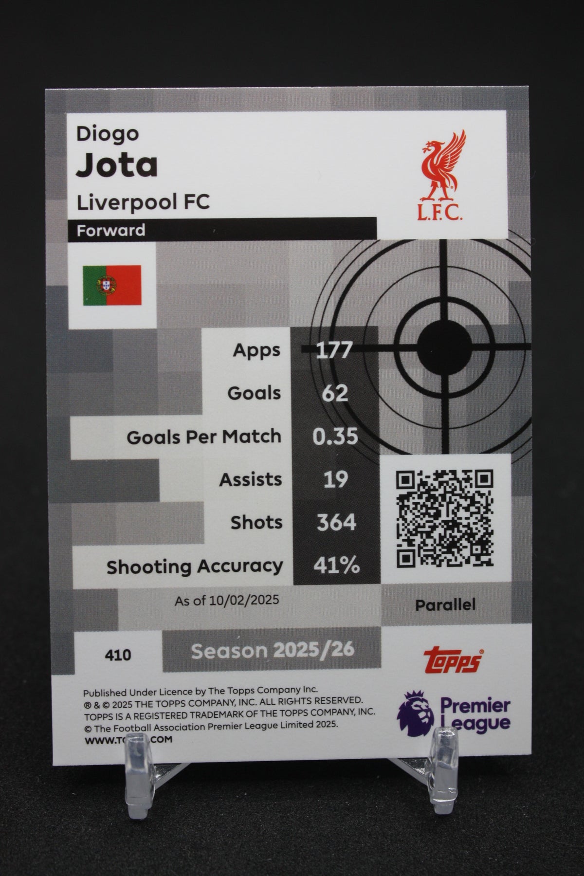 2025/26 Diogo Jota Liverpool FC Pro Precision #410