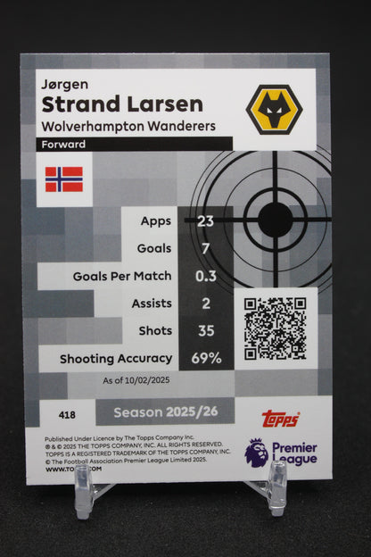 2025/26 Jørgen Strand Larsen Wolverhampton Pro Precision #418