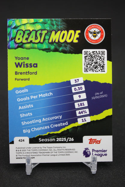 2025/26 Yoane Wissa Brentford Beast Mode #424