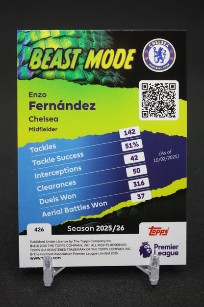 2025/26 Enzo Fernández Chelsea Beast Mode #426