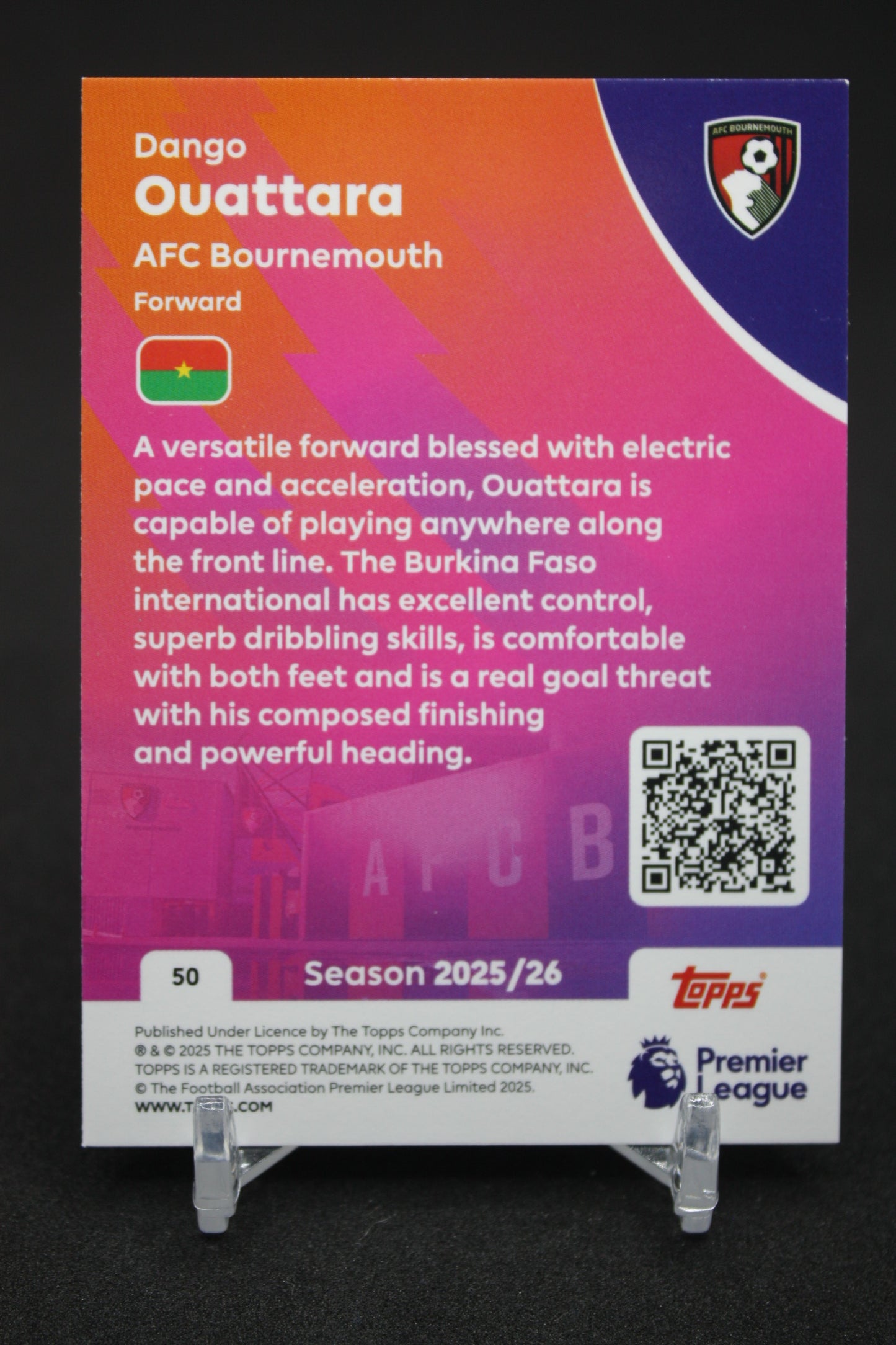 2025/26 Dango Ouattara AFC Bournemouth #50