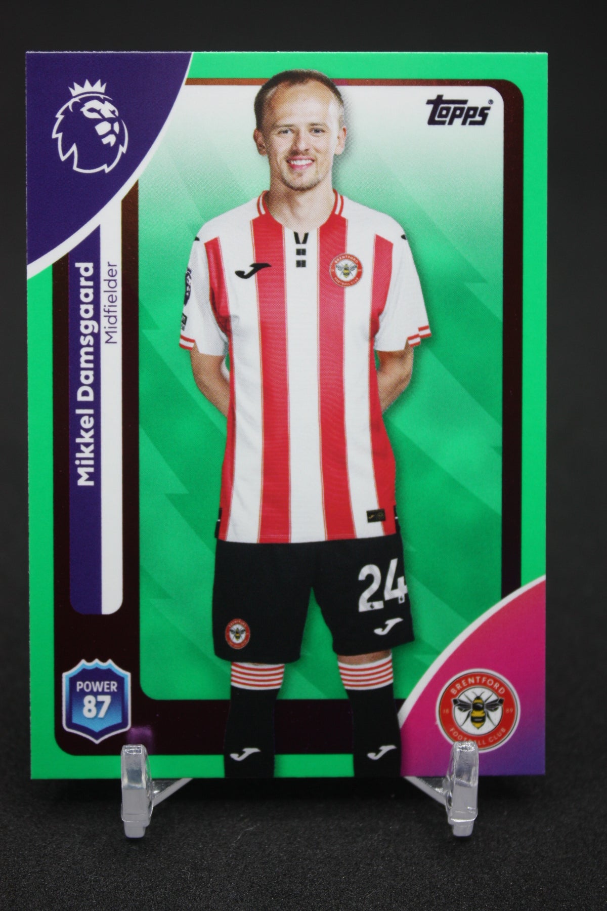 2025/26 Mikkel Damsgaard Brentford Green Parallels #63