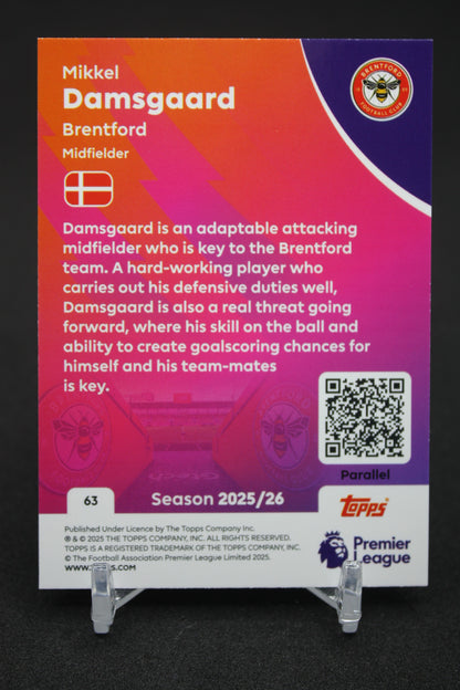 2025/26 Mikkel Damsgaard Brentford Green Parallels #63