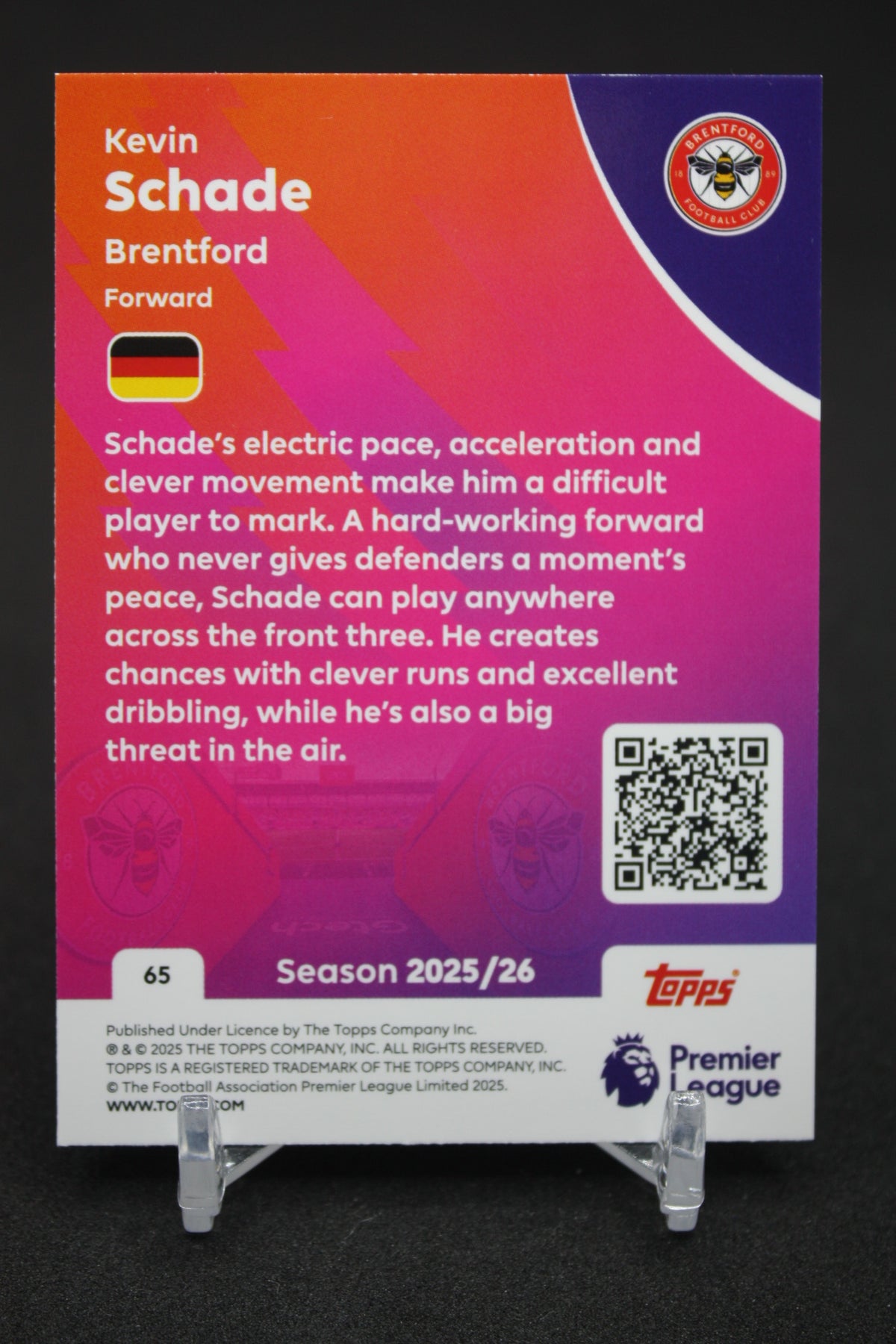 2025/26 Kevin Schade Brentford #65