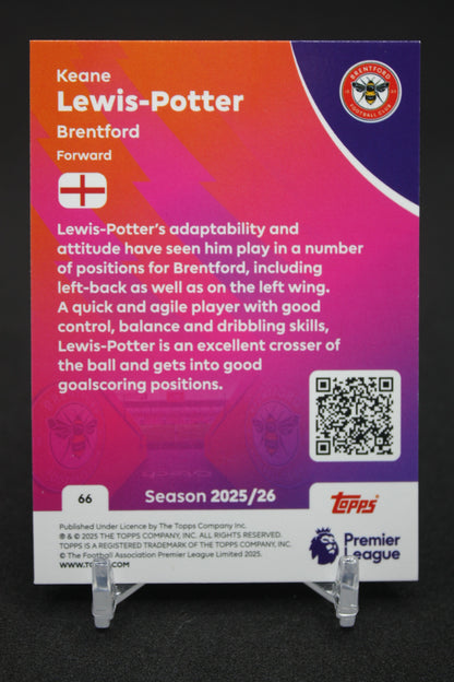 2025/26 Keane Lewis-Potter Brentford #66