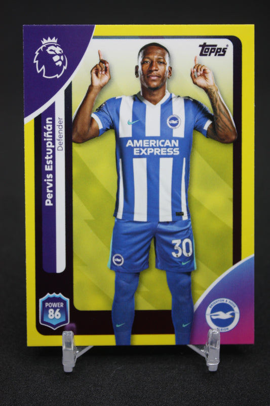2025/26 Pervis Estupiñán Brighton & Hove Albion Yellow Parallels #76