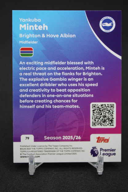 2025/26 Yankuba Minteh Brighton & Hove Albion #79