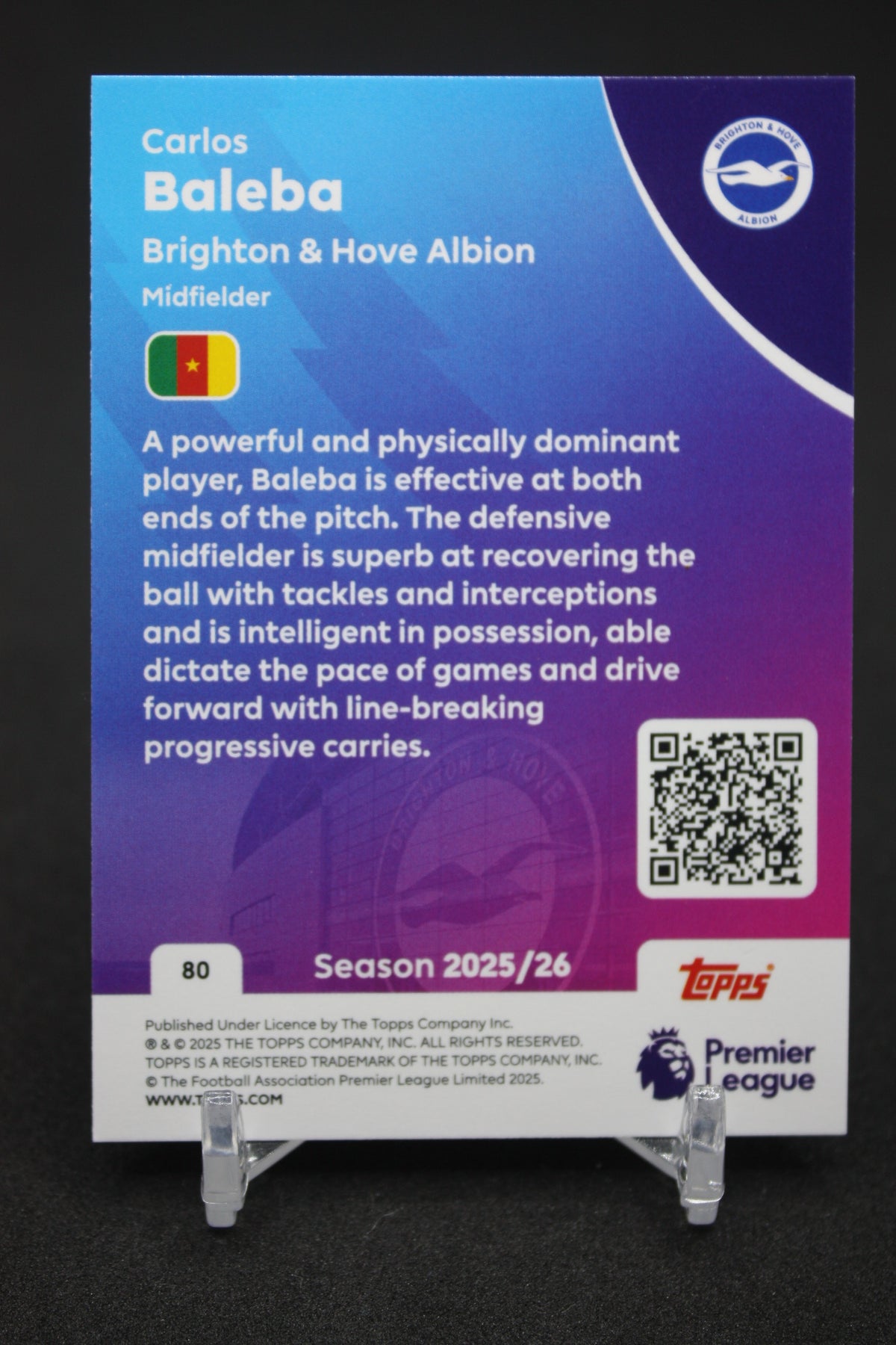 2025/26 Carlos Baleba Brighton & Hove Albion #80