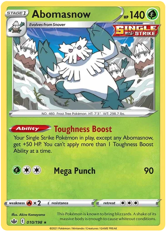 Abomasnow (010/198) - Chilling Reign