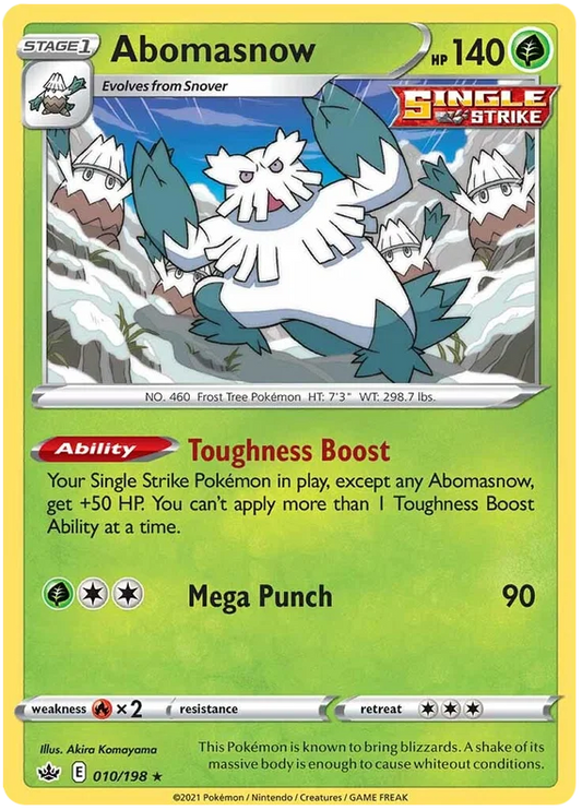 Abomasnow (010/198) - Chilling Reign