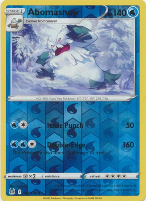 Abomasnow Reverse Holo (043/196) - Lost Origin
