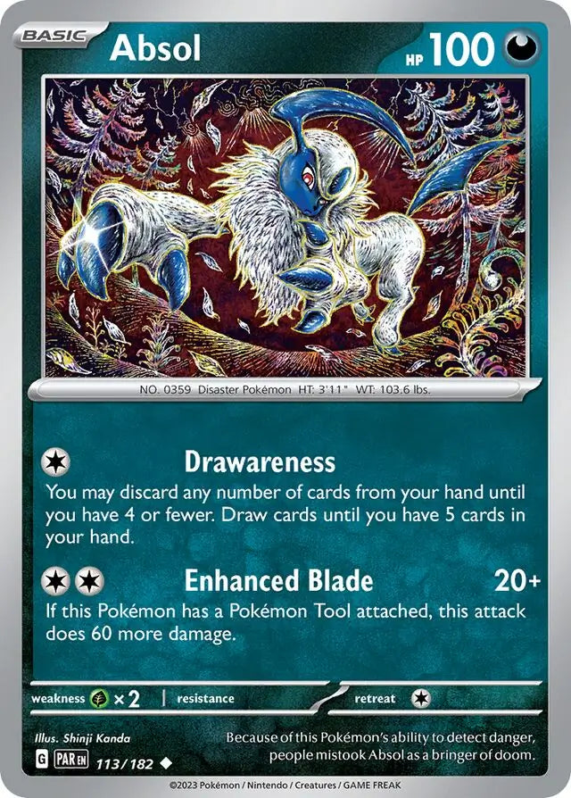 Absol (113/182) - Paradox Rift