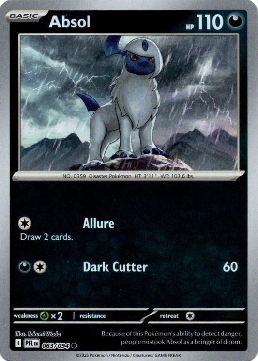 Absol Reverse Holo (063/094) - Phantasmal Flames