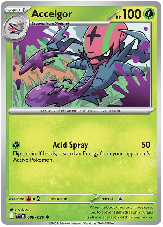 Accelgor (009/086) - White Flare