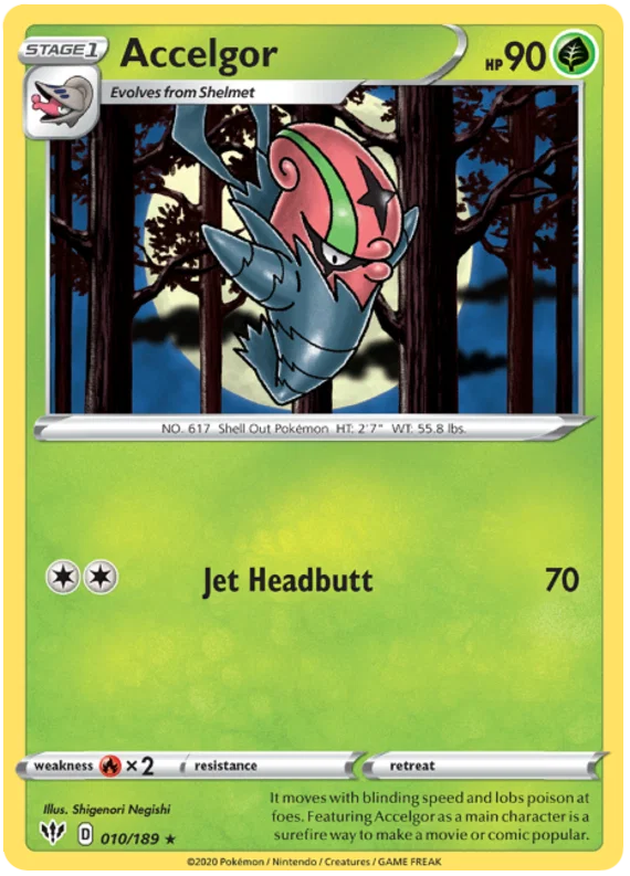 Accelgor (010/189) - Darkness Ablaze