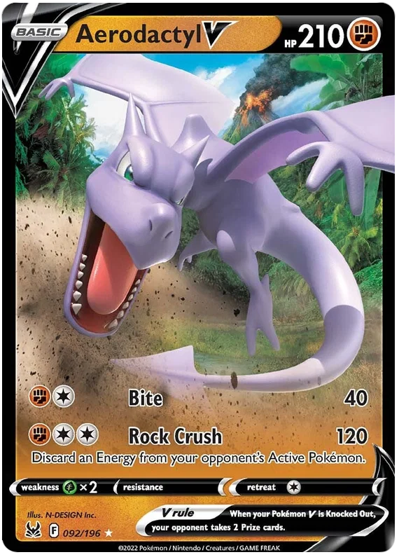 Aerodactyl V (092/196) - Lost Origin