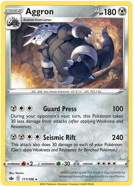 Aggron (111/198) - Chilling Reign