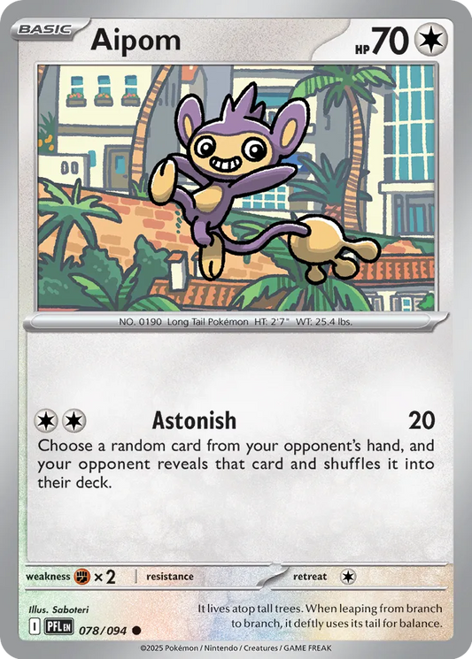 Aipom (078/094) - Phantasmal Flames