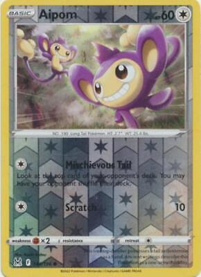 Aipom Reverse Holo (144/196) - Lost Origin