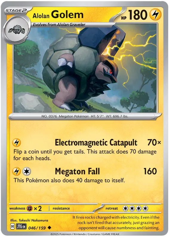 Alolan Golem (046/159) - Journey Together