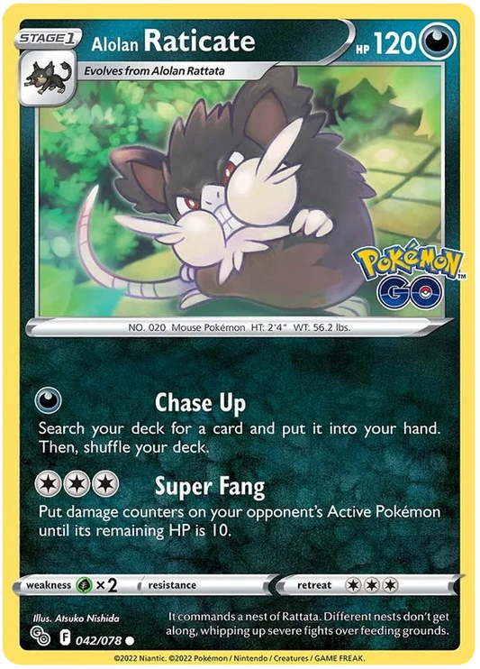 Alolan Raticate (042/078) - Pokémon Go