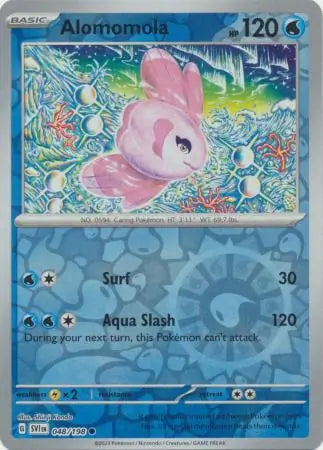 Alomomola Reverse Holo (048/198) - Scarlet & Violet