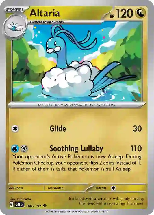 Altaria (160/197) - Obsidian Flames