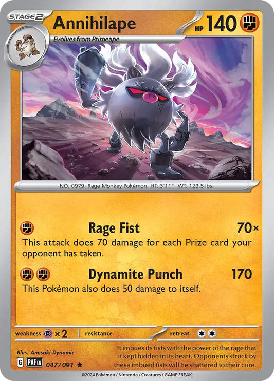 Annihilape Holo (047/091) - Paldean Fates