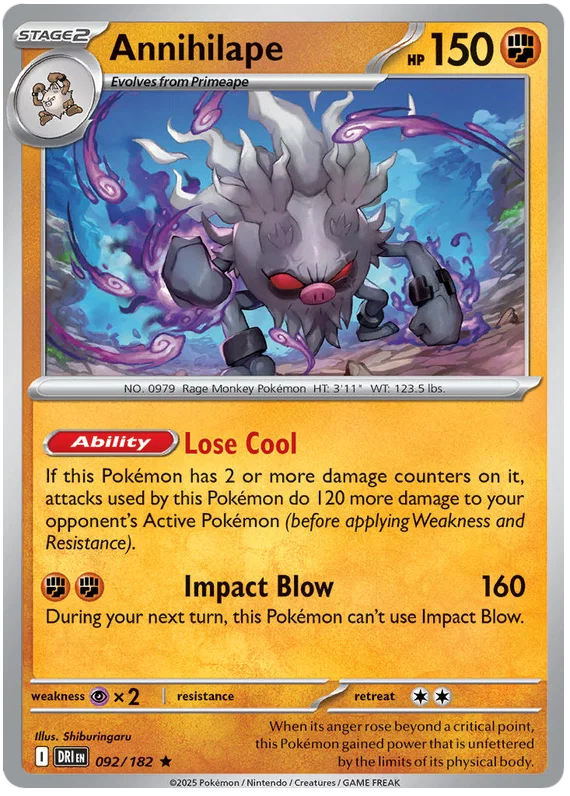 Annihilape Holo (092/182) - Destined Rivals
