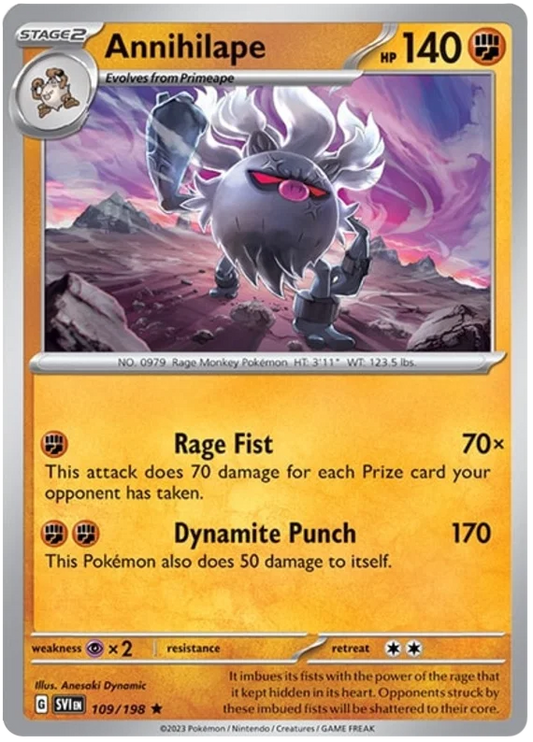 Annihilape Holo (109/198) - Scarlet & Violet