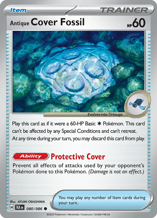 Antique Cover Fossil (080/086) - Black Bolt