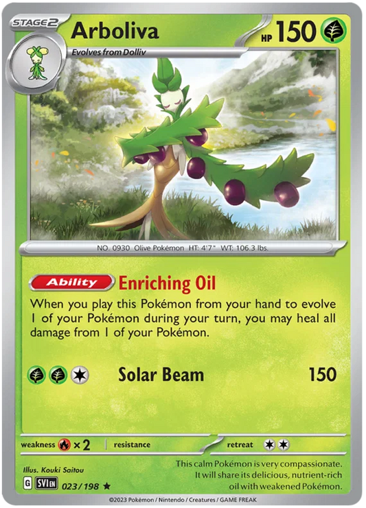 Arboliva Holo (023/198) - Scarlet & Violet