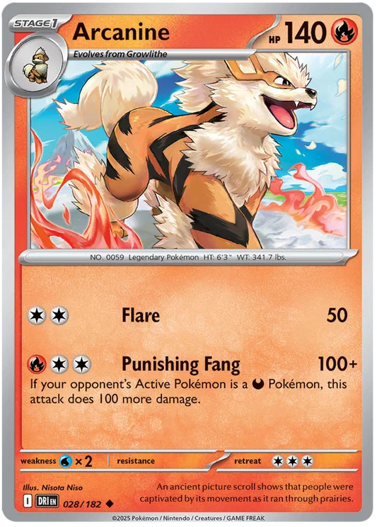 Arcanine (028/182) - Destined Rivals